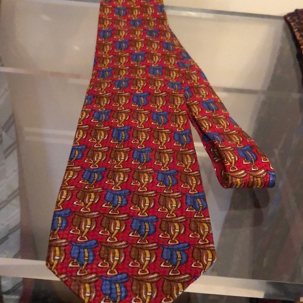 Burberry silk gorgeous tie - Picture 5 of 6